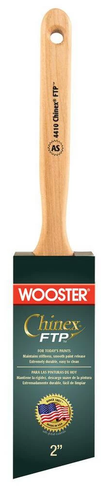 Wooster® Chinex® FTP™ 2 in. Angle Satin Sheen Brush