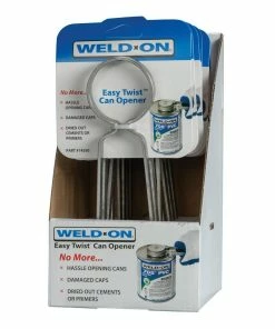 Weld-On® Easy Twist™ 4-1/2 x 6-1/2 in. Stainless Steel Can Opener (Pack of 8)