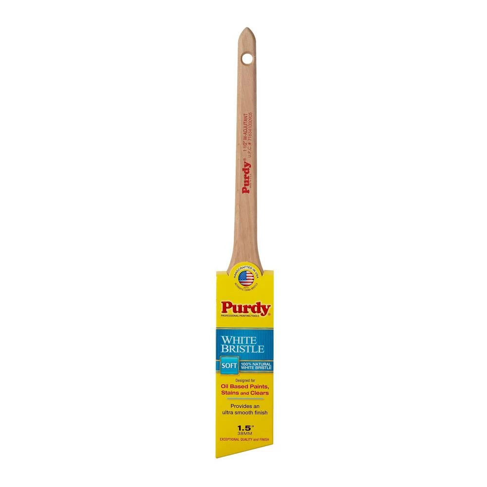 Purdy® White Bristle Adjutant™ 1.5 in Angular Sash Paint Brush