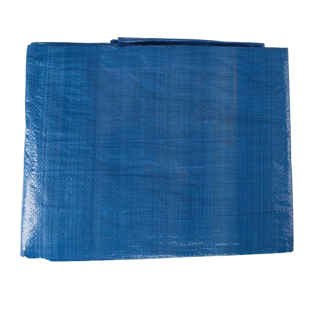 Silverline 10 x 12 ft. Polyethylene Tarpaulin in Blue - Image 4