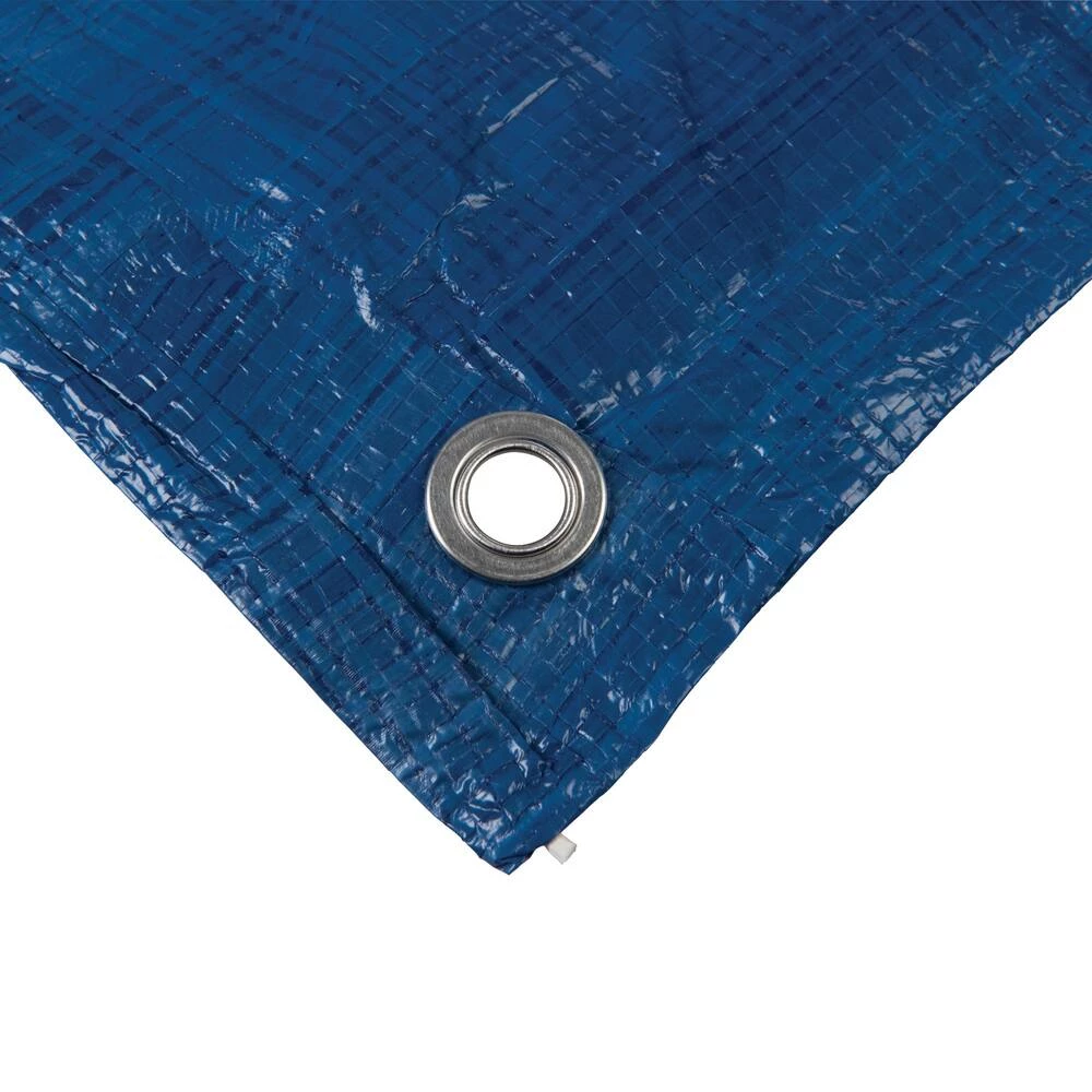 Silverline 10 x 12 ft. Polyethylene Tarpaulin in Blue - Image 5