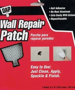 DAP 6 x 6 in. Wall Repair Patch in Metallic-White