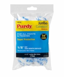 Purdy® Colossus™ Jumbo 4-1/2 in x 1/2 in Nap Polyamide Fabric Mini Paint Roller Cover