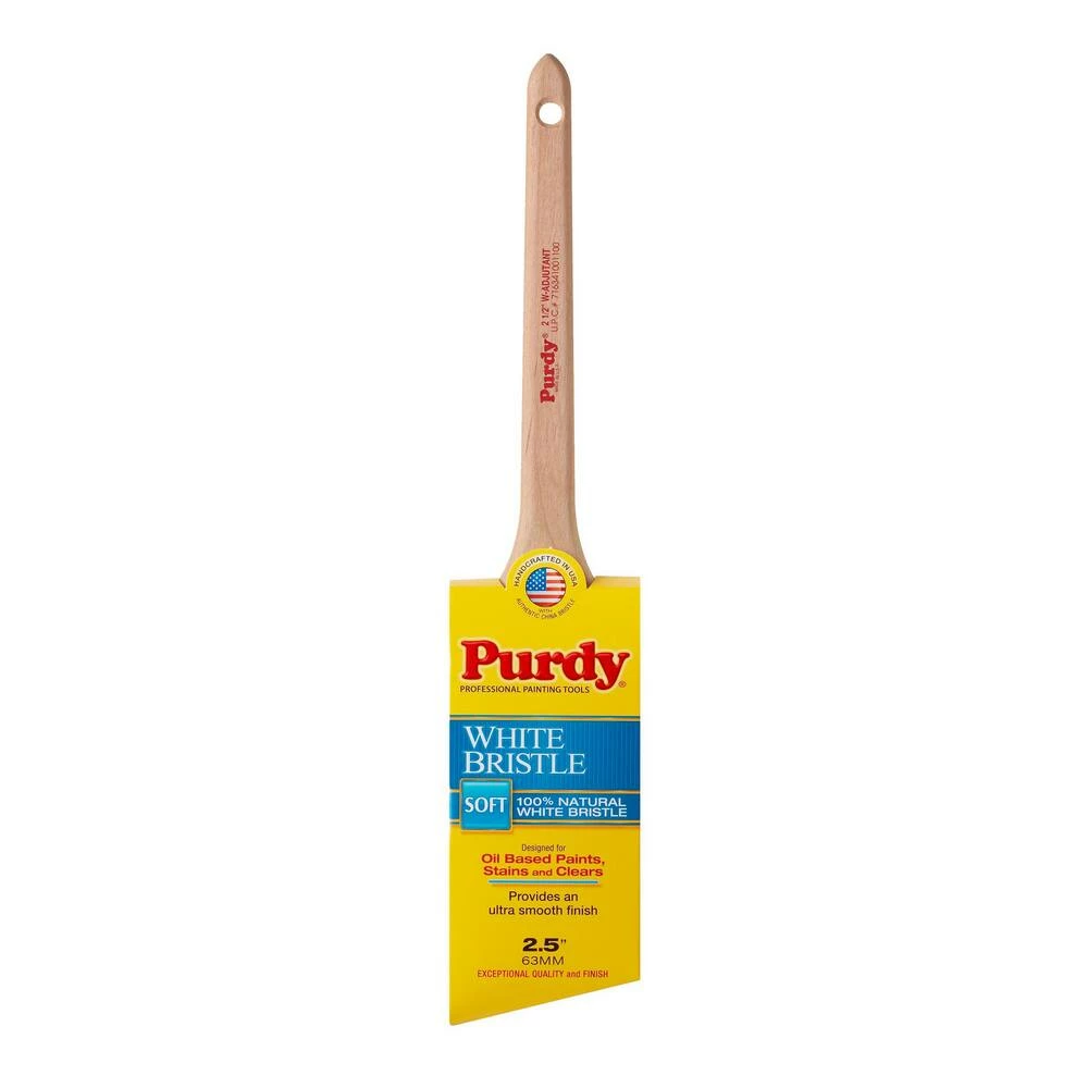 Purdy® White Bristle Adjutant™ 2.5 in Angular Sash Paint Brush