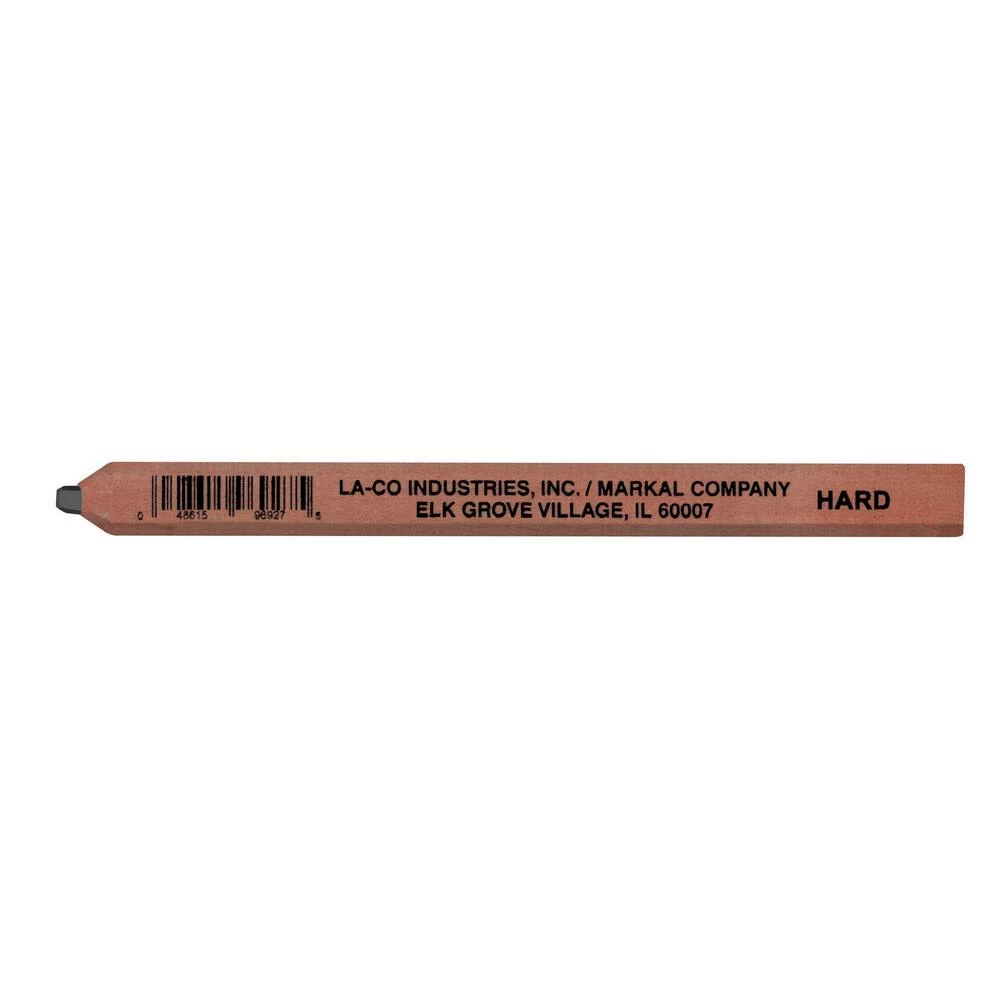 Markal® 7 in. Black Lead Pencil for Cardboard, Concrete, Paper and Wood