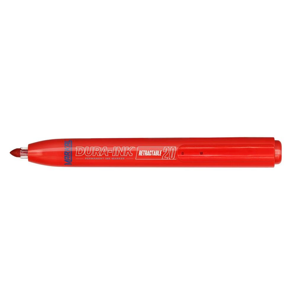 Markal® Dura-Ink® Retractable Ink Marker in Red