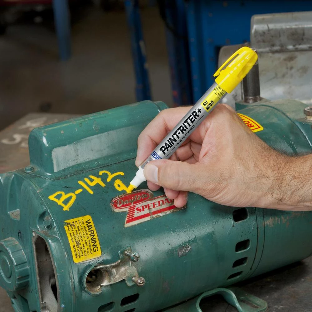 Markal® Pro-Line® High Arc Performance Paint Marker in Yellow - Image 3