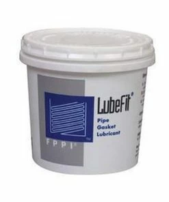 FPPI® Lubefit® 1 qt Mica, Potassium and Propylene Glycol Gasket Lubricant in Brown