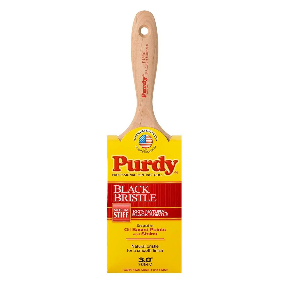 Purdy® Black Bristle Sprig™ 3 in Flat Sash Paint Brush