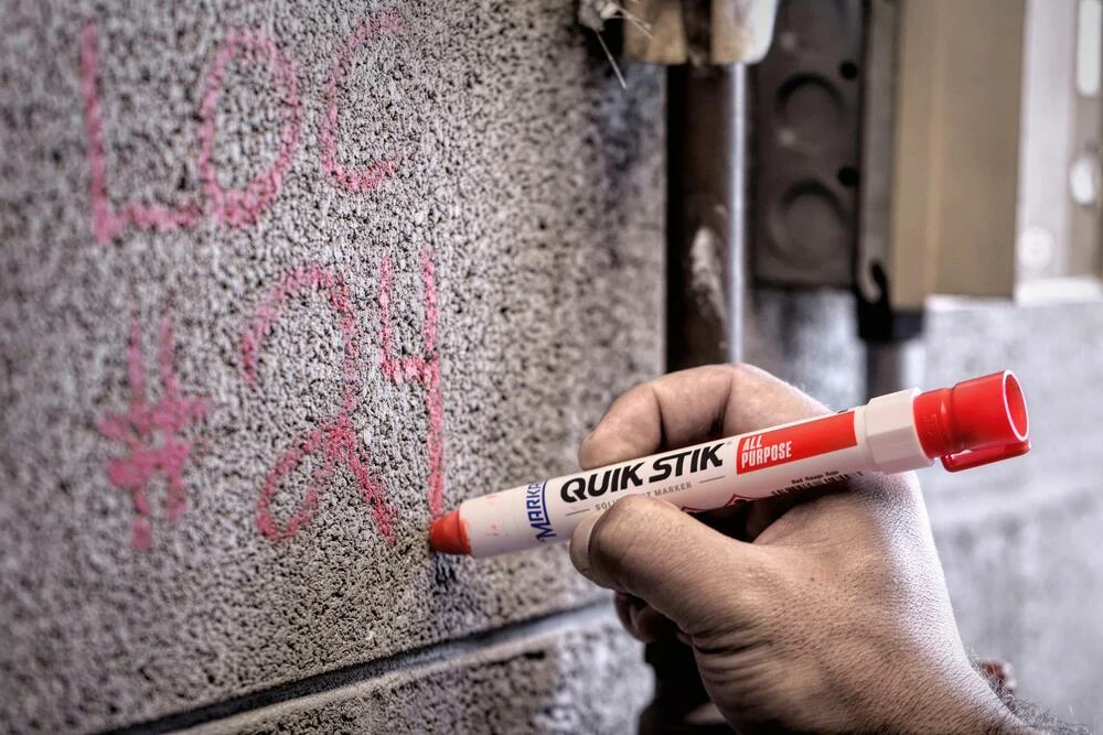 Markal® 6 in. Plastic Twist-up Solid Paint Crayon in Blue - Image 4