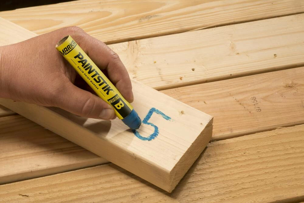 Markal® B® Paintstik® 4-3/4 in. Paint Marker in White - Image 3