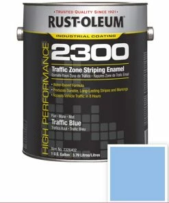 Rust-Oleum® High Performance® 1 gal Semi-Gloss Traffic and Striping Paint in Gloss Blue