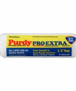 Purdy® WhiteDove™ Pro-Extra 9 in x 1/2 in Nap Woven Dralon™ Fabric Paint Roller Cover