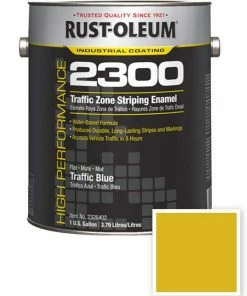 Rust-Oleum® High Performance® 1 gal Semi-Gloss Traffic and Striping Paint in Gloss Yellow