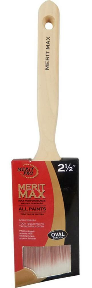 MG Distribution Merit MAX 2-1/2 in. Interior or Exterior Angle Paint Brush with Beaver Tail Style Handle