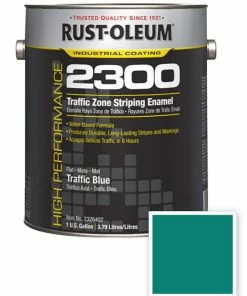 Rust-Oleum® High Performance® 1 gal Semi-Gloss Traffic and Striping Paint in Gloss Green