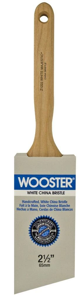 Wooster® Majestic™ 2-1/2 in. Angle Satin Sheen Brush in White