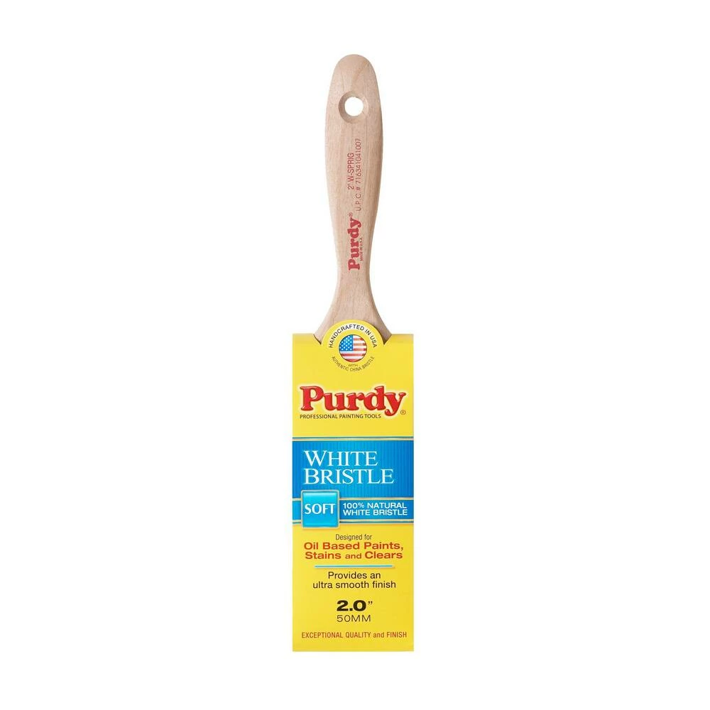 Purdy® White Bristle Sprig™ 2 in Flat Sash Paint Brush