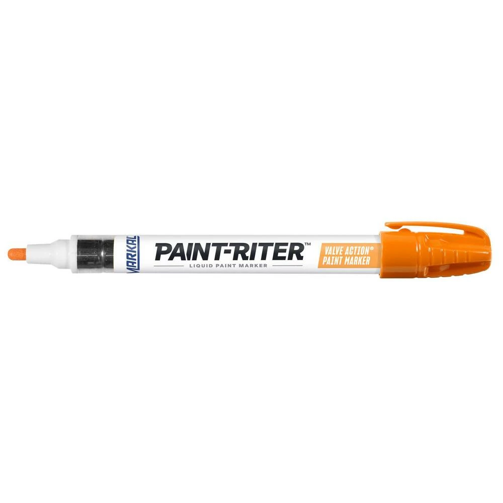 Markal® Valve Action® Paint Marker in Fluorescent Orange