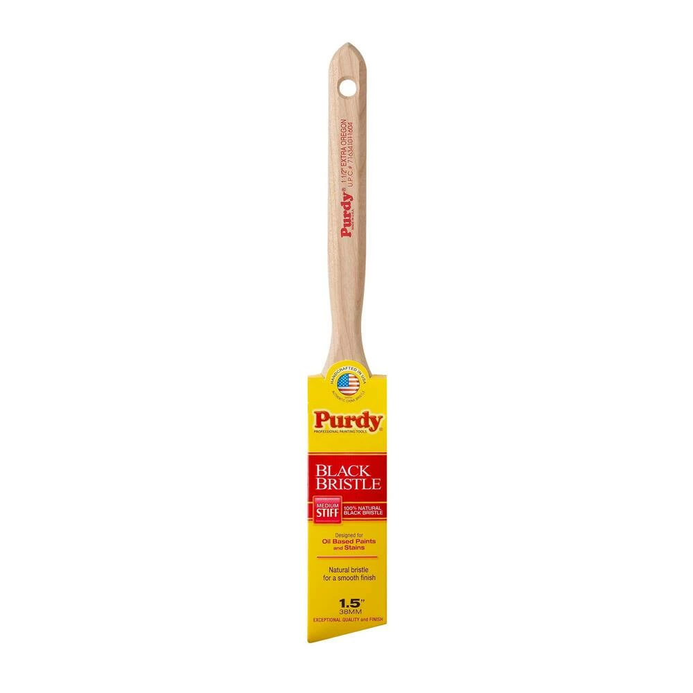 Purdy® Black Bristle Extra Oregon™ 1.5 in Angular Sash Paint Brush