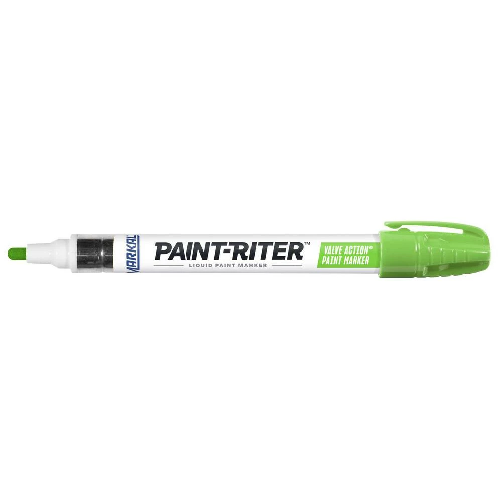 Markal® Valve Action® Paint Marker in Fluorescent Green
