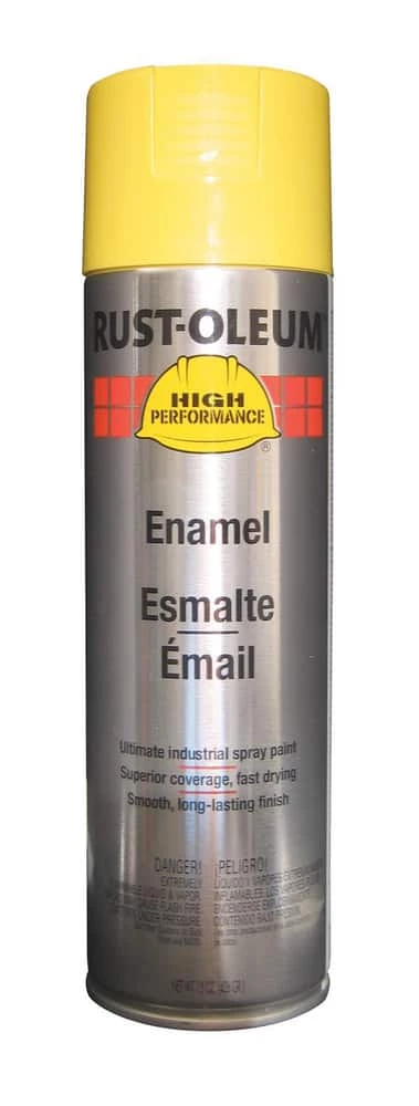 Rust-Oleum® V2100 System 15 oz. Enamel Spray Paint in Safety Yellow