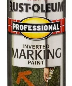 Jones Stephens 15 oz. Marking Paint Spray in Caution Blue