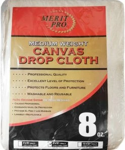 MG Distribution 4 x 15 ft. 8 oz. Canvas Drop Cloth
