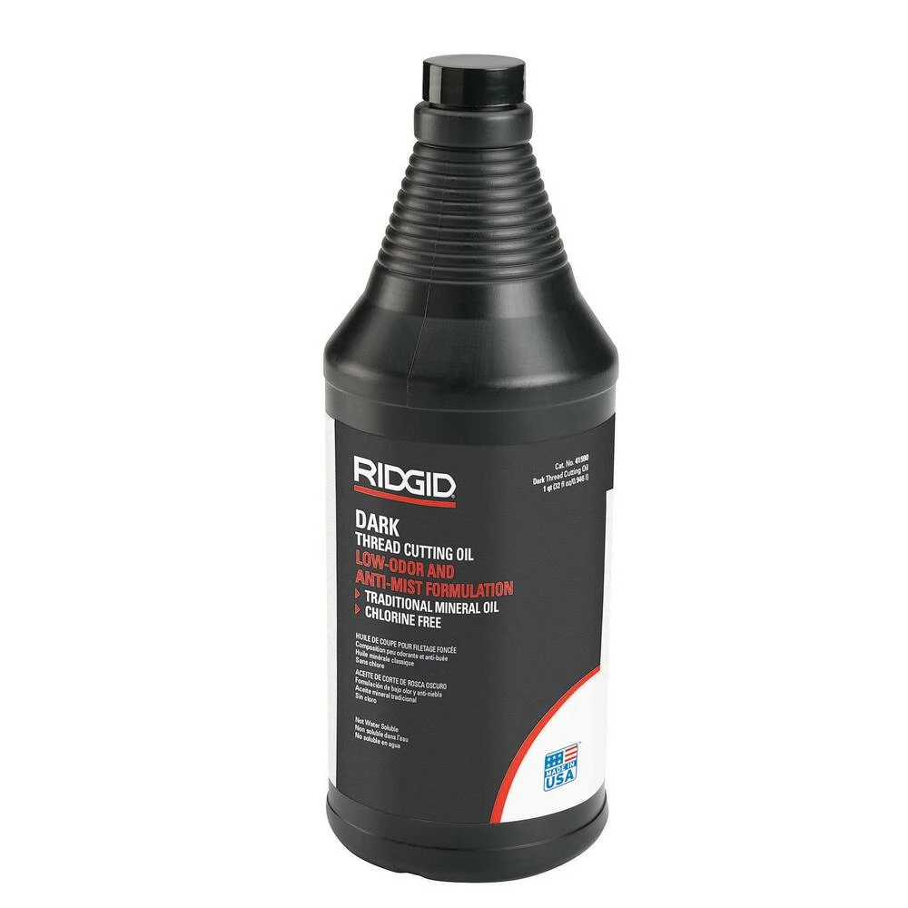 RIDGID 0.2 gal Pipe Dark Thread Oil in Black
