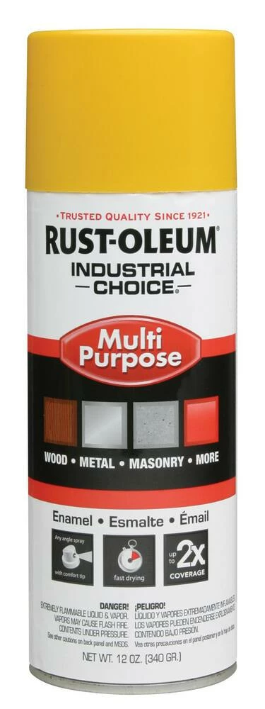 Rust-Oleum® Hydrant Industrial Choice Spray Paint in Gloss Yellow