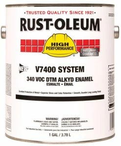 Rust-Oleum® V7400 System 1 Gallon Hydrant Enamel Paint in High Gloss White