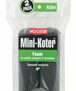 Wooster® Mini-Koter® 4 in. Foam Mini Roller (Pack of 2)