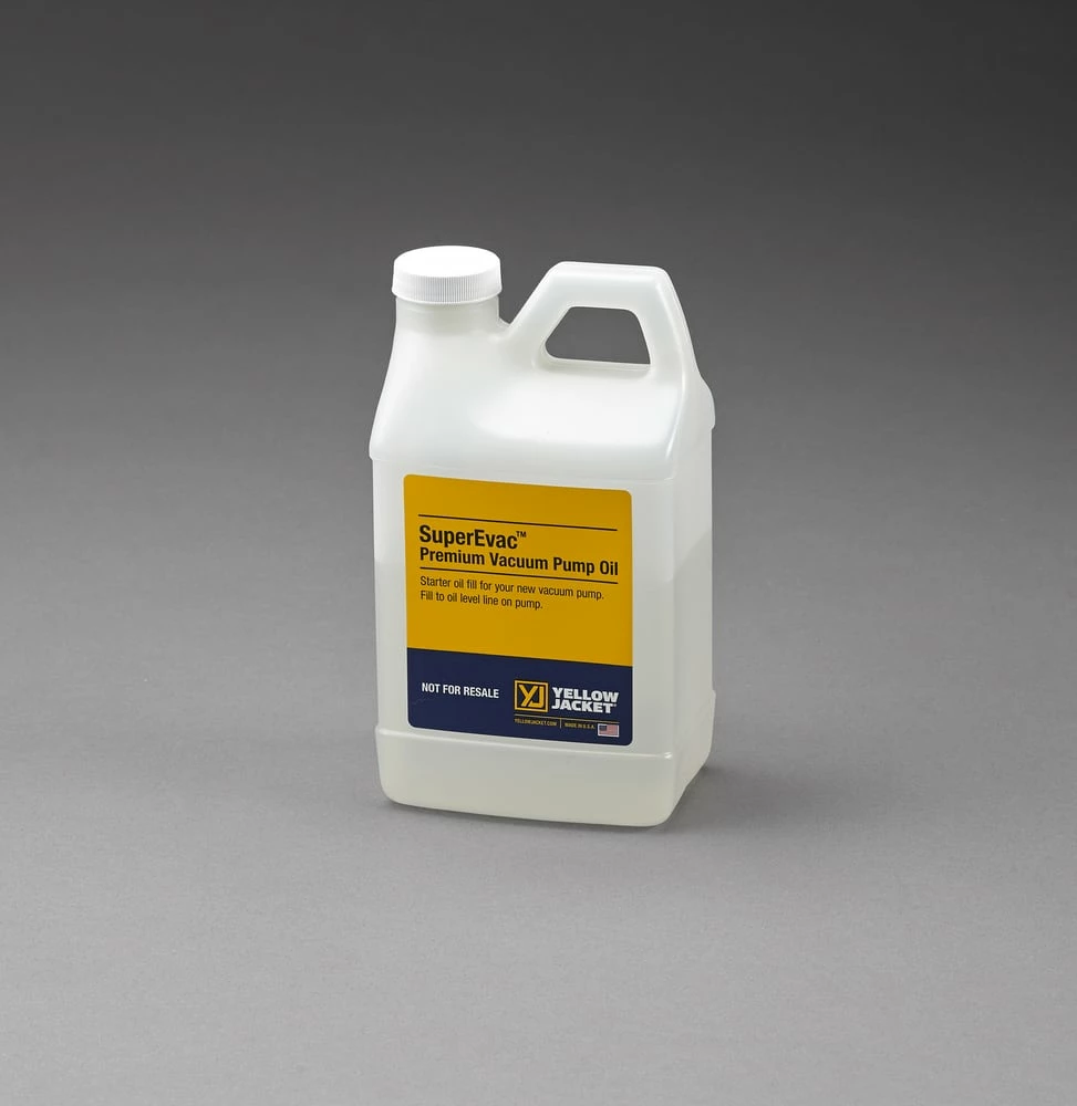 YELLOW JACKET® SuperEvac™ 1 qt Mineral Vacuum Pump Oil in Clear