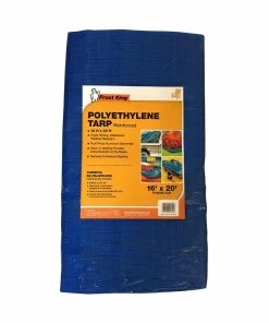 Frost King 16 x 20 ft. Plastic Aluminum Tarp in Blue
