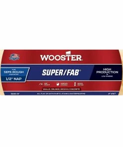 Wooster® Super/Fab® 9 x 1/2 in. Fabric Plastic Roller Cover