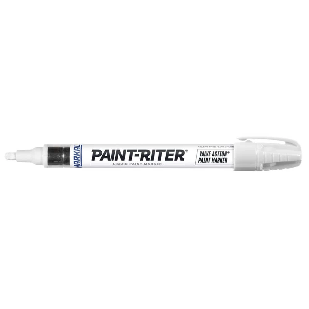 Markal® Valve Action® 1/8 in. Paint Marker in White