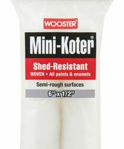 Wooster® Mini-Koter® 6 in. Shed-Resistant Paint Roller with 1/2 in. Nap Size (2 Pack)