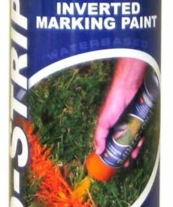 WHITLAM Pro-Stripe Inverted Marking Spray Paint in Hot Orange