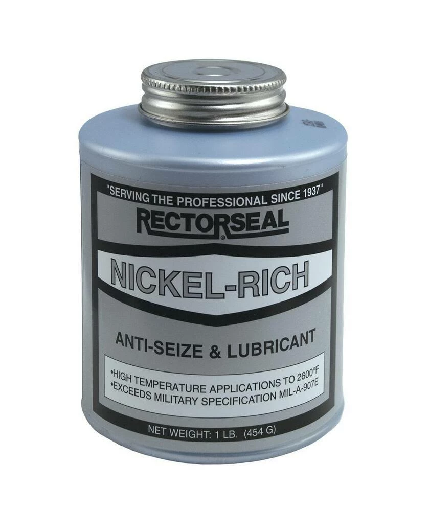 Rectorseal Nickel-Rich™ 1 lb. Nickel and Petroleum Oil Anti-Seize Compound in Silver