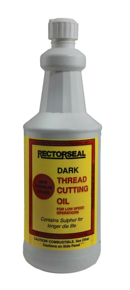 Rectorseal 1 qt Petroleum Cutting Oil in Dark Brown
