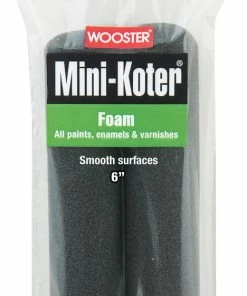 Wooster® Mini-Koter® 6 in. Foam Mini Roller Cover (Pack of 2)