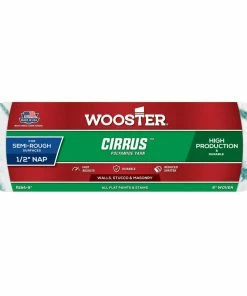 Wooster® Cirrus™ 1/2 in. Plastic and Yarn Fabric Roller Cover