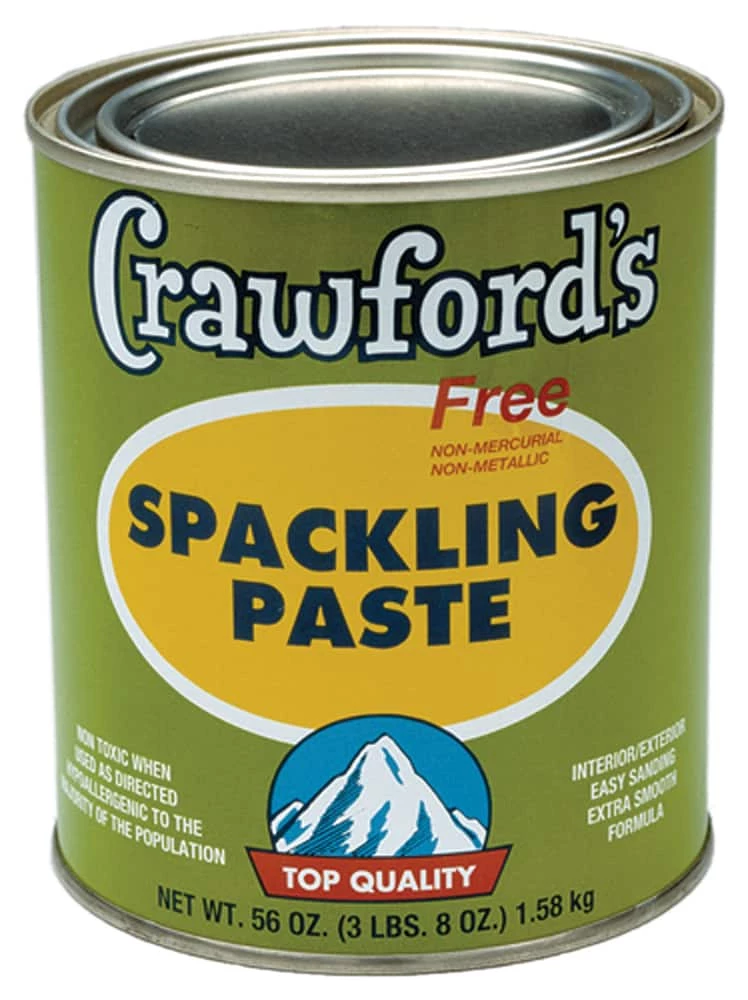 Crawford Products Company 1 qt Exterior and Interior Spackling Paste in White