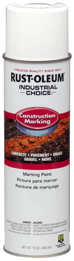 Rust-Oleum® Industrial Choice® M1400 System 17 oz. Marking Spray Water Based in White