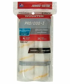 Wooster® 6-1/2 x 3/8 in. Plastic Woven Fabric Mini Roller Cover (Pack of 2)