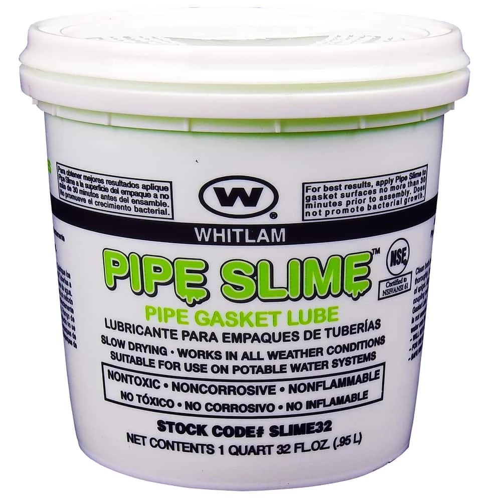 WHITLAM Pipe Slime™ 1 qt Pipe Gasket Lubricant