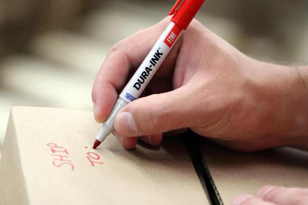 Markal® Dura-Ink® 5-1/2 in. Ink Marker in Red - Image 5