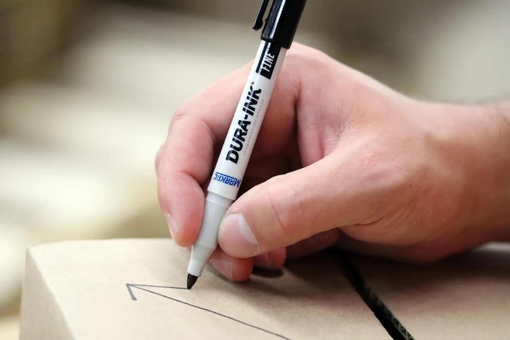 Markal® Dura-Ink® 5-1/2 in. Ink Marker in Red - Image 6