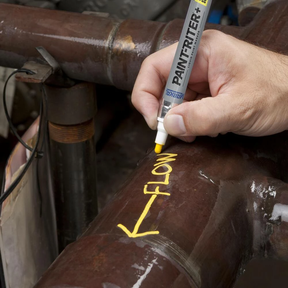 Markal® Pro-Line® Liquid Paint Marker for Wet Surface Marking in Black - Image 3