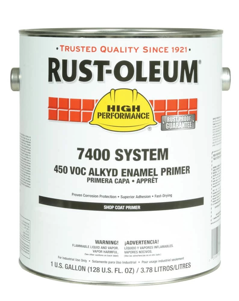 Rust-Oleum® V7400 System 1 gal Alkyd Enamel Paint in Silver Grey